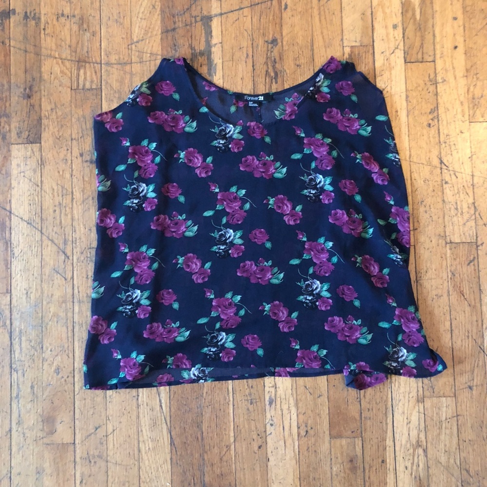Summer floral top
